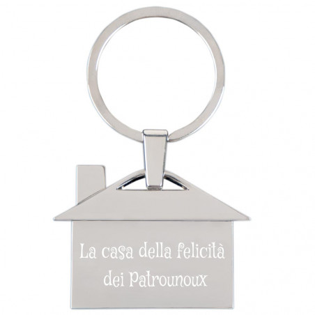 Portachiavi casa personalizzato Portachiavi casa personalizzato