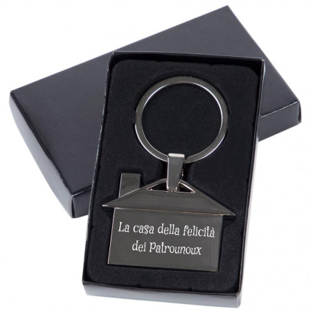 Porta chiave a forma di una casa personalizzabile Porta chiave a forma di una casa personalizzabile