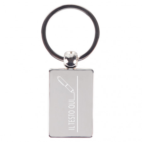 portachiavi rettangolo personalizzato portachiavi rettangolo personalizzato
