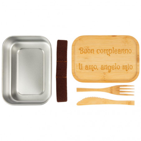 Scatola da pranzo in acciaio personalizzato Scatola da pranzo in acciaio personalizzato