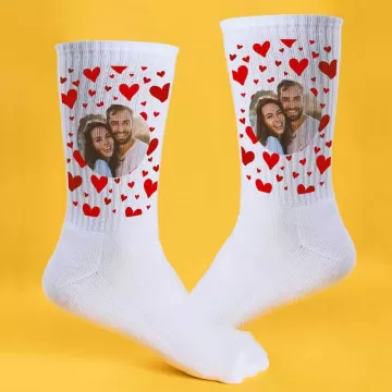 Calzini personalizzati con foto | Regalo di San Valentino