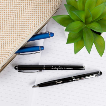 Set di 2 penne di lusso nere personalizzate