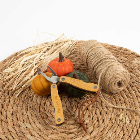 Mini morsetto in legno multifunzionale inciso Mini morsetto in legno multifunzionale inciso