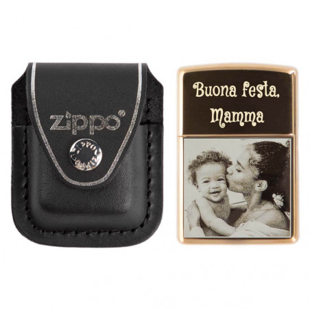 Cerniera dorata con custodia Cerniera dorata con custodia