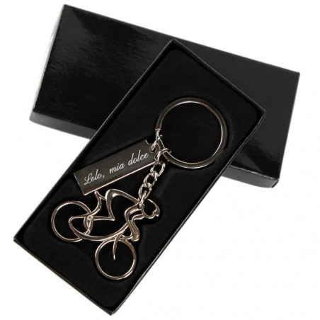 Portachiavi in argento personalizzato Portachiavi in argento personalizzato