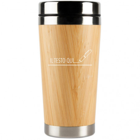 Tazza di bambù personalizzata Tazza di bambù personalizzata
