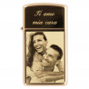 Zippohigh lucido braccia sottili