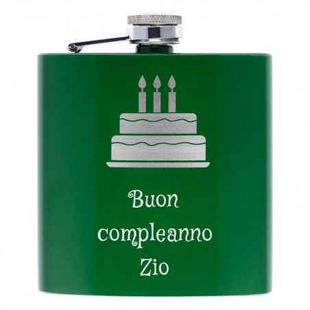 Flassa di alcol verde Flassa di alcol verde