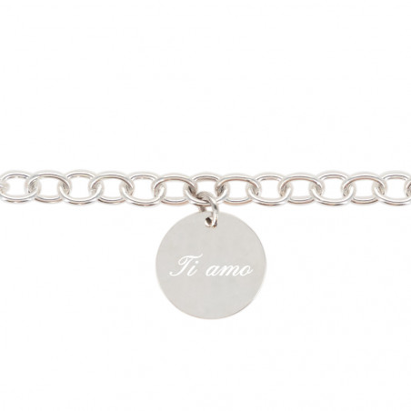 Bracciale rotondo in medaglione Bracciale rotondo in medaglione