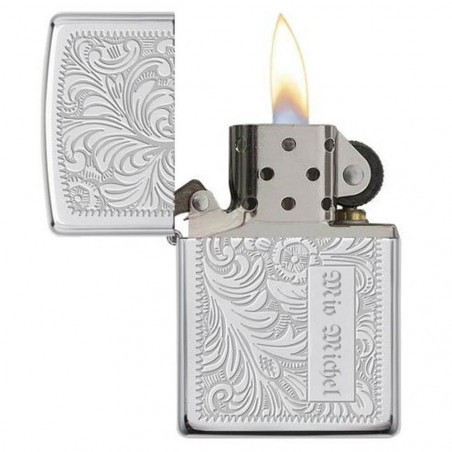 Accendino Zippo veneziano inciso Accendino Zippo veneziano inciso