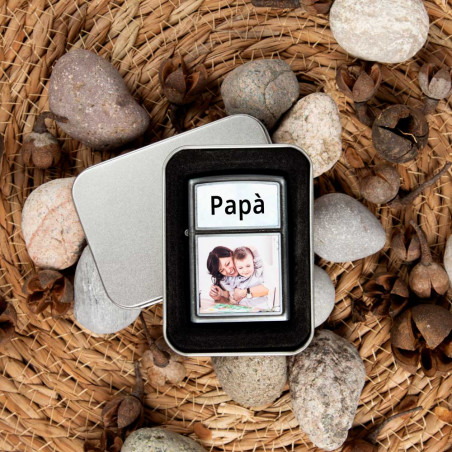 Accendino personalizzato con 2 foto Accendino personalizzato con 2 foto