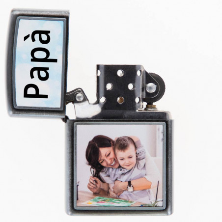 Accendino personalizzato con 2 foto Accendino personalizzato con 2 foto