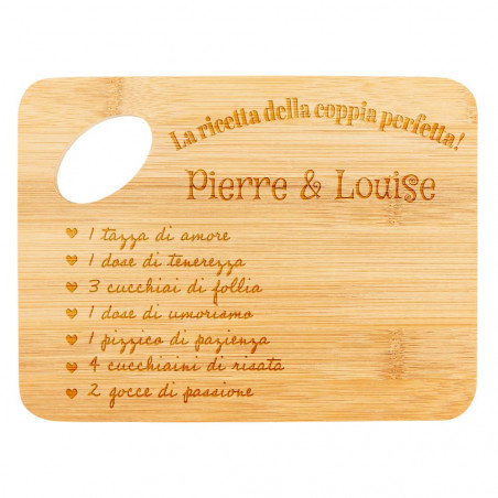 Piccolo tagliere per ricette di coppia Piccolo tagliere per ricette di coppia