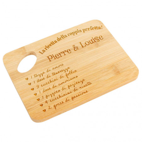 Piccolo tagliere per ricette di coppia Piccolo tagliere per ricette di coppia