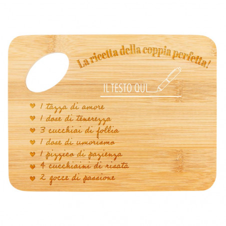 Piccolo tagliere per ricette di coppia Piccolo tagliere per ricette di coppia