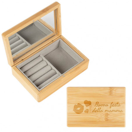 Unica scatola di gioielli in legno Unica scatola di gioielli in legno