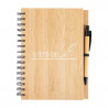 Notebook spirale in legno unico