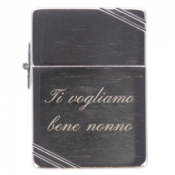 Zippo replica accendino a benzina inciso