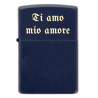 Briquet della Marina di Zippo inciso