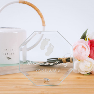 Telaio ottagonale in vetro personalizzabile