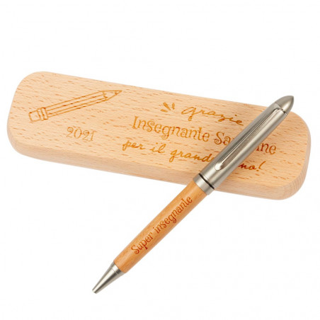 Set di penne in legno insegnante Set di penne in legno insegnante