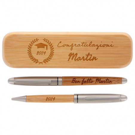 Set di 2 penne per congratulazioni