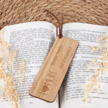 Segnalibro in Bambù Personalizzato - Regalo Speciale per la Mamma
