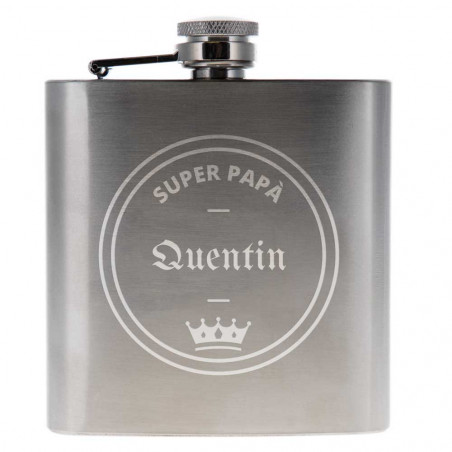 Fiaschetta incisa per papà Fiaschetta incisa per papà