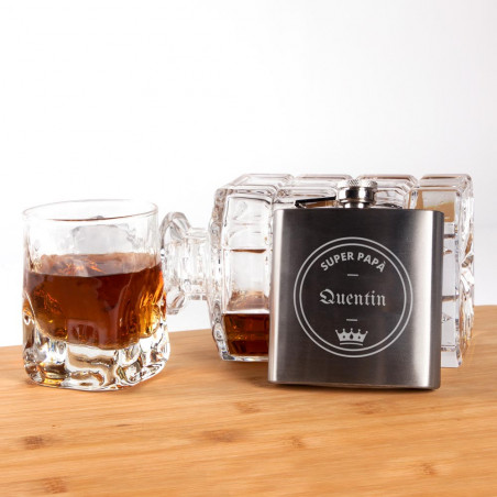 Fiaschetta incisa per papà Fiaschetta incisa per papà