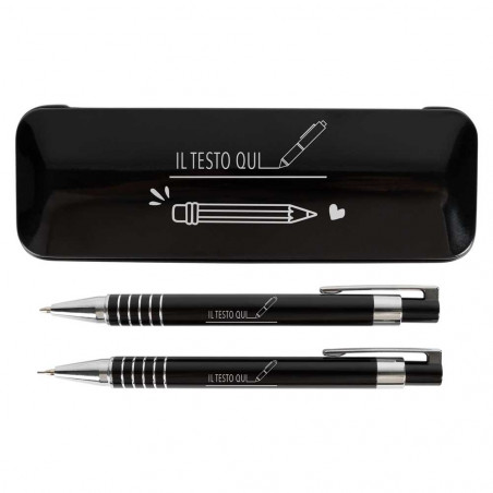 Singola penna e porta mine Box - Regalo Maestro Singola penna e porta mine Box - Regalo Maestro