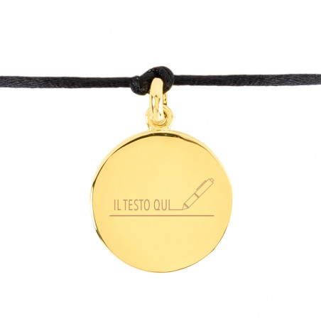 Bracciale astrologico inciso oro placcato Bracciale astrologico inciso oro placcato