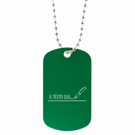 Targa militare verde personalizzabile Targa militare verde personalizzabile