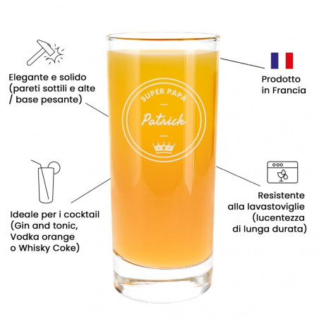 Bicchiere da aperitivo per papà Bicchiere da aperitivo per papà