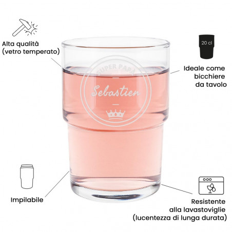 Bicchiere d'acqua per papà Bicchiere d'acqua per papà