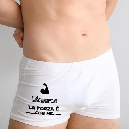 Boxer Personalizzato "La Forza è in Me"