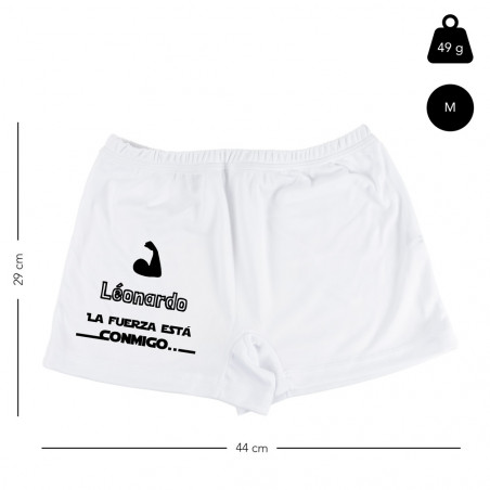 Boxer Personalizzato "La Forza è in Me" Boxer Personalizzato "La Forza è in Me"