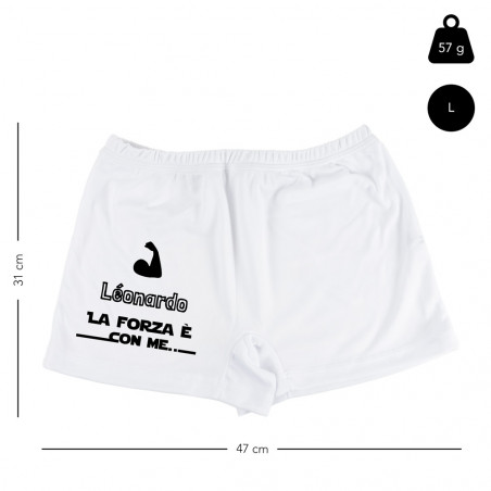 Boxer Personalizzato "La Forza è in Me" Boxer Personalizzato "La Forza è in Me"