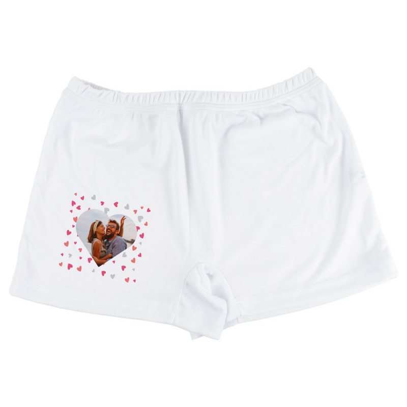 Boxer con foto del cuore