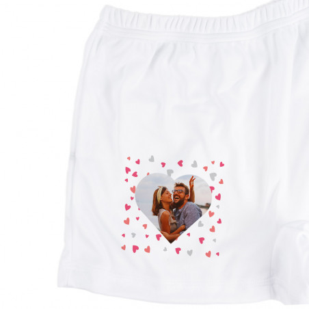 Boxer con foto del cuore