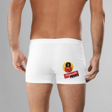 Boxer personalizzato "Proprietà Privata" con foto | Regalo ironico