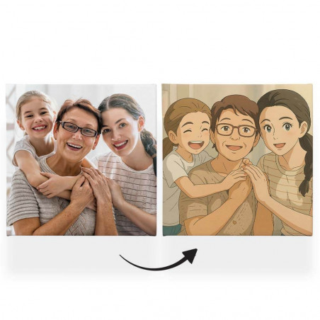 Quadro a fumetti personalizzato