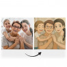Quadro a fumetti personalizzato