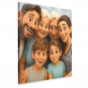 Quadro Personalizzato in Stile Pixar/Disney