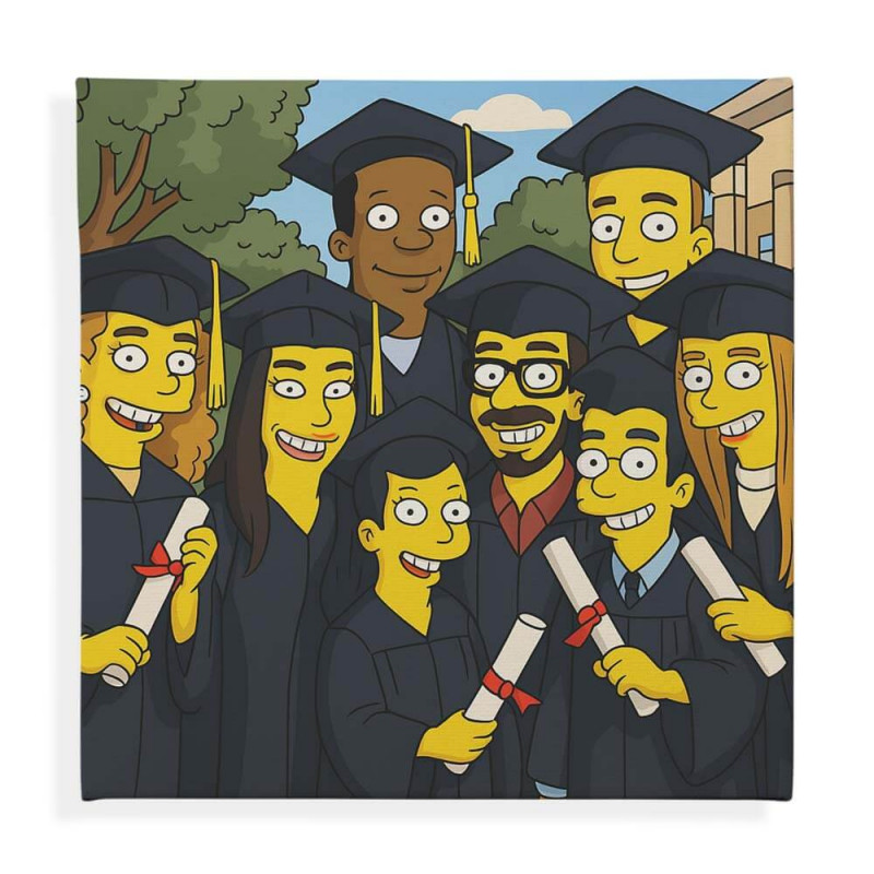 Quadro Simpson Personalizzato