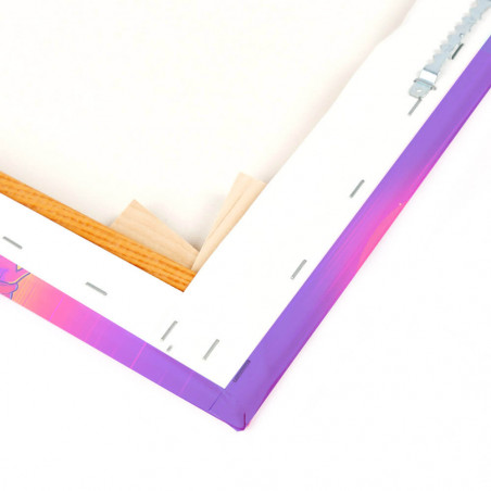 Quadro retro-futurismo anni '80 personalizzato Quadro retro-futurismo anni '80 personalizzato