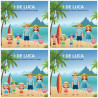 Quadro Personalizzato Famiglia in Spiaggia