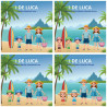 Quadro Personalizzato Famiglia in Spiaggia