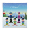 Quadro Personalizzato Famiglia sulla Neve