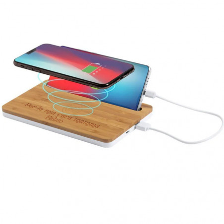 Supporto per caricabatterie a induzione inciso Supporto per caricabatterie a induzione inciso