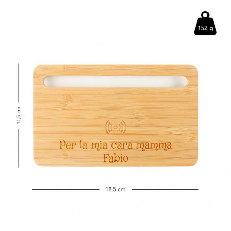 Supporto per caricabatterie per smartphone inciso Supporto per caricabatterie per smartphone inciso